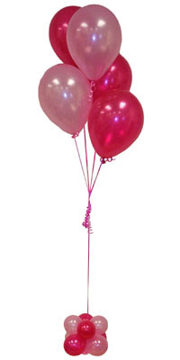 Sevdiklerinize 17 adet uan balon demeti yollayin.  zmir Bornova yurtii ve yurtd iek siparii 
