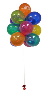  zmir Kemalpaa hediye sevgilime hediye iek  Sevdiklerinize 17 adet uan balon demeti yollayin.