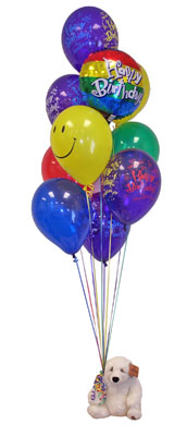 zmir Knk iek online iek siparii  Sevdiklerinize 17 adet uan balon demeti yollayin.