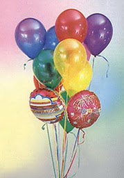  zmir Beyda iek siparii sitesi  19 adet karisik renkte uan balon buketi