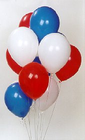  zmir Karyaka nternetten iek siparii  17 adet renkli karisik uan balon buketi